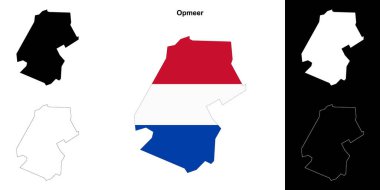 Opmeer boş çizgi haritası seti