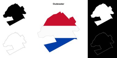 Oudewater boş ana hat haritası ayarlandı