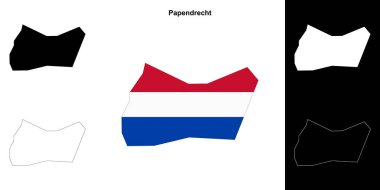 Papendrecht boş ana hat haritası seti