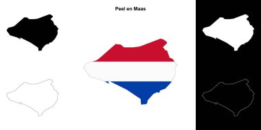 Maas 'ın boş dış hat haritasını soy