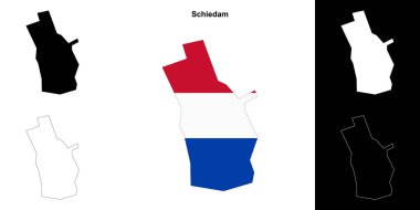 Schiedam boş ana hat haritası ayarlandı