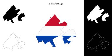 Gravenhage boş ana hat haritası seti