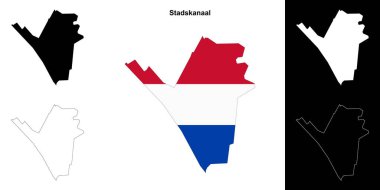 Stadskanaal boş ana hat haritası seti