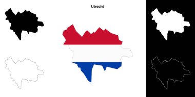 Utrecht boş ana hat haritası seti
