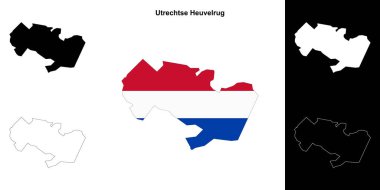 Utrechtse Heuvelrug boş ana hat haritası ayarlandı