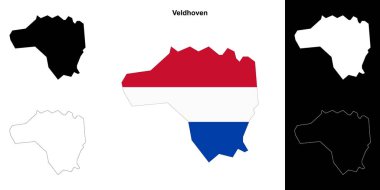 Veldhoven boş ana hat haritası seti