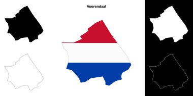 Voerendaal boş çizgi haritası ayarlandı