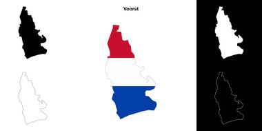 Voorst boş çizgi haritası ayarlandı
