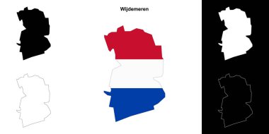 Wijdemeren boş ana hat haritası seti