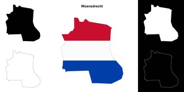 Woensdrecht boş ana hat haritası seti