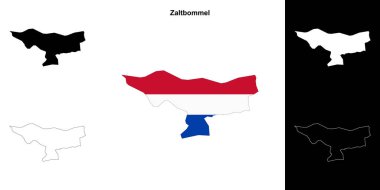 Zaltbommel boş ana hat haritası seti