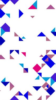 Renkli geometrik üçgen arka plan tasarımı