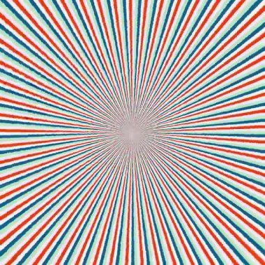 Geometrik renkli yıldız patlaması arkaplanı - kusursuz döngü canlandırması
