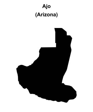 Ajo (Arizona) boş ana hat haritası