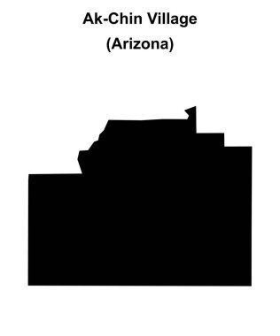 Ak-Chin Köyü (Arizona) boş ana hat haritası