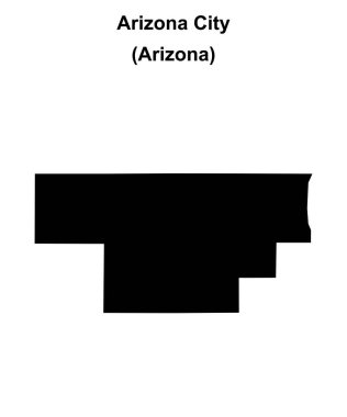 Arizona City (Arizona) boş ana hat haritası