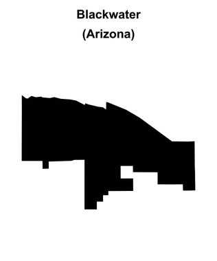 Blackwater (Arizona) boş ana hat haritası