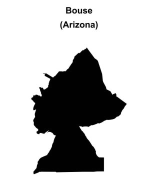 Bouse (Arizona) boş ana hat haritası
