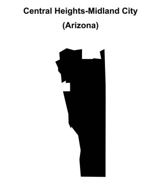 Central Heights-Midland City (Arizona) boş ana hat haritası
