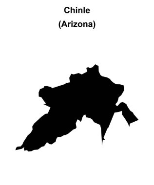 Chinle (Arizona) boş ana hat haritası