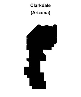 Clarkdale (Arizona) boş ana hat haritası