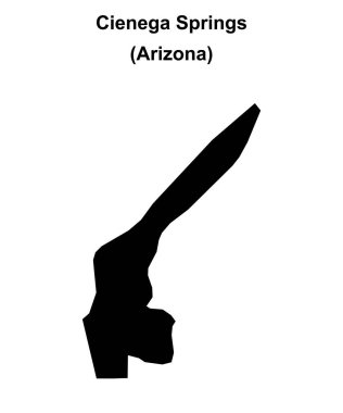 Cienega Springs (Arizona) boş ana hat haritası