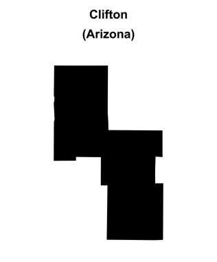 Clifton (Arizona) boş ana hat haritası