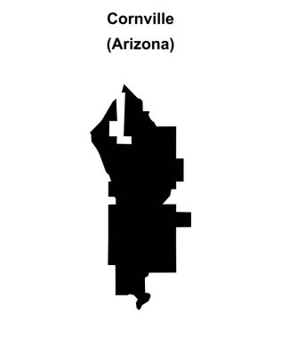Cornville (Arizona) boş ana hat haritası
