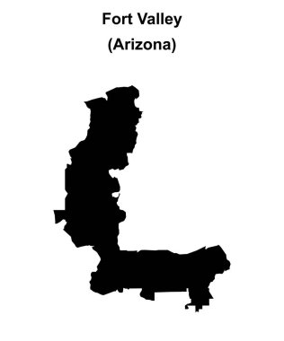 Fort Valley (Arizona) boş ana hat haritası