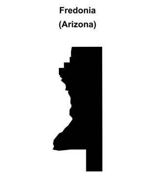 Fredonia (Arizona) boş ana hat haritası