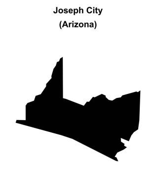 Joseph City (Arizona) boş ana hat haritası
