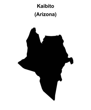 Kaibito (Arizona) boş ana hat haritası