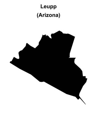 Leupp (Arizona) boş ana hat haritası