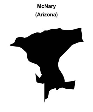 McNary (Arizona) boş ana hat haritası