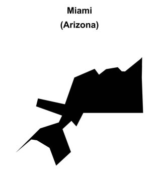 Miami (Arizona) boş ana hat haritası