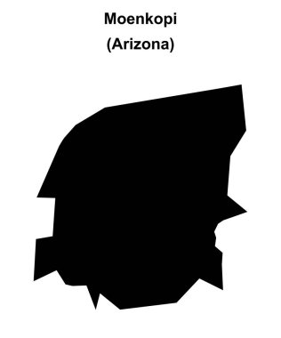 Moenkopi (Arizona) boş ana hat haritası