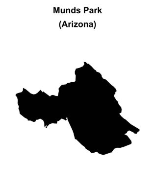 Munds Park (Arizona) boş ana hat haritası