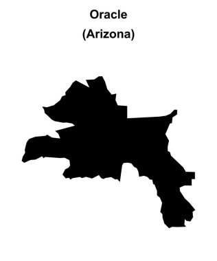 Oracle (Arizona) boş ana hat haritası