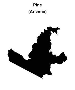 Çam (Arizona) boş ana hat haritası