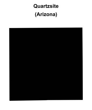 Quartzsite (Arizona) boş ana hat haritası