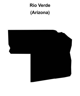 Rio Verde (Arizona) boş ana hat haritası