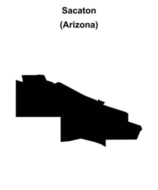 Sacaton (Arizona) boş ana hat haritası