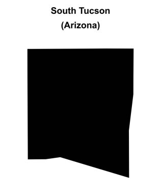 Güney Tucson (Arizona) boş ana hat haritası