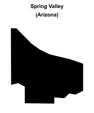 Spring Valley (Arizona) boş ana hat haritası