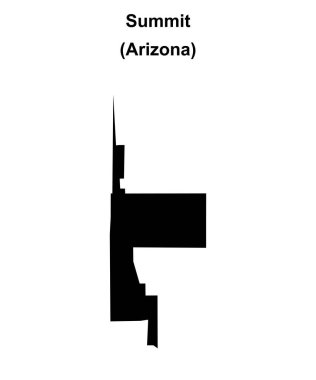 Zirve (Arizona) boş ana hat haritası