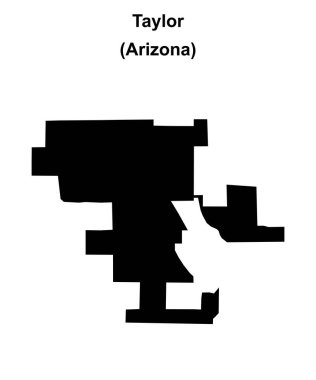 Taylor (Arizona) boş ana hat haritası