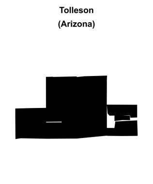 Tolleson (Arizona) boş ana hat haritası