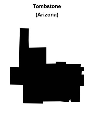 Tombstone (Arizona) boş ana hat haritası