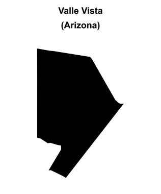 Valle Vista (Arizona) boş ana hat haritası
