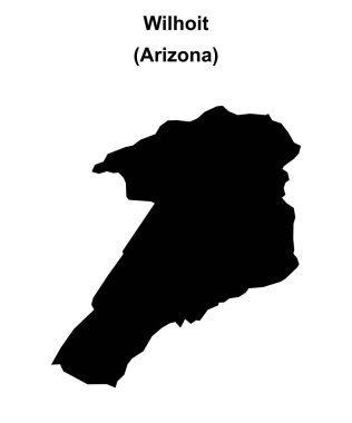 Wilhoit (Arizona) boş ana hat haritası